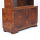 Walnut Art Deco Design Bookcase / Cabinet / Display Case