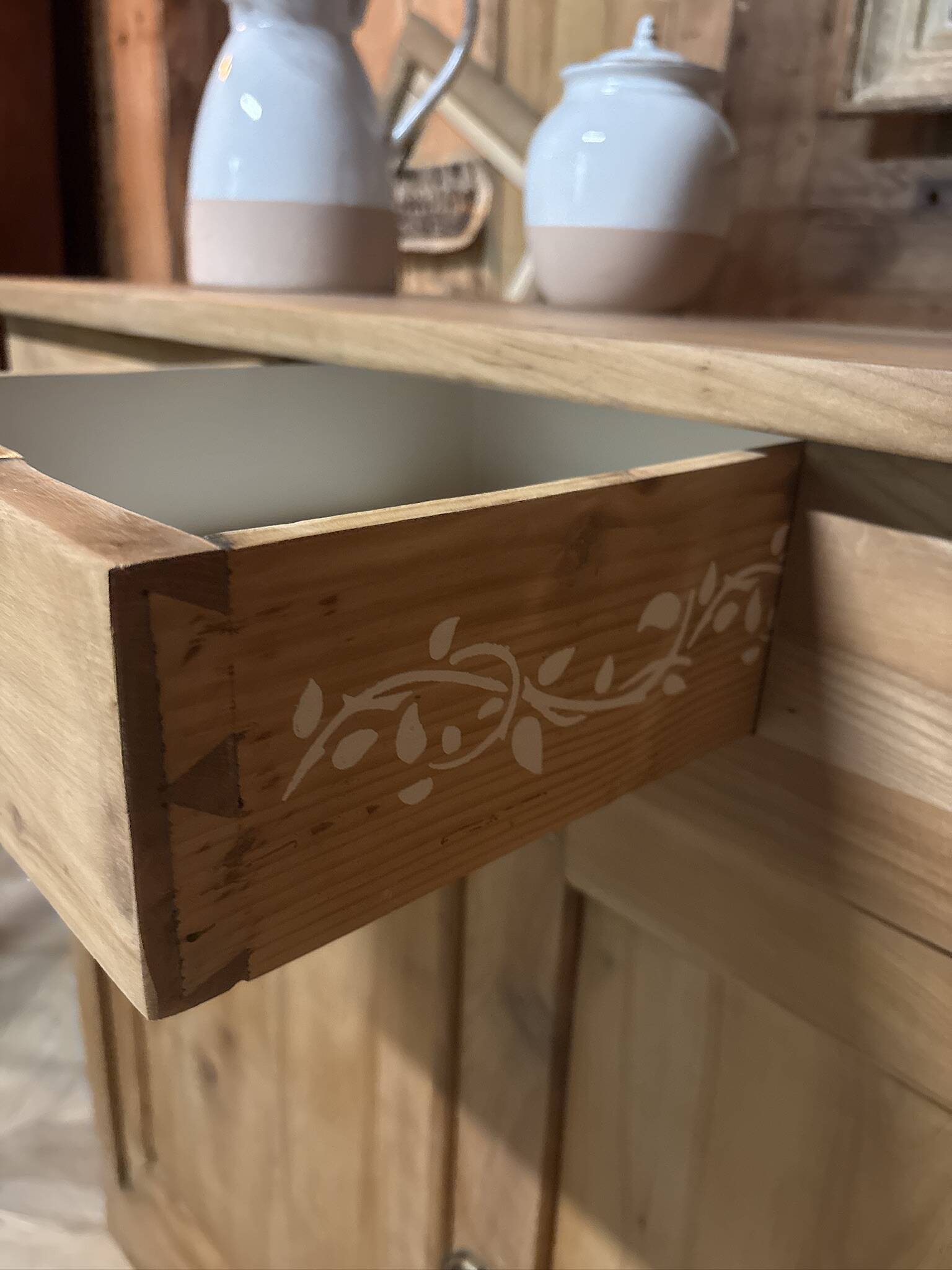 Parisian buffet solid cherry wood