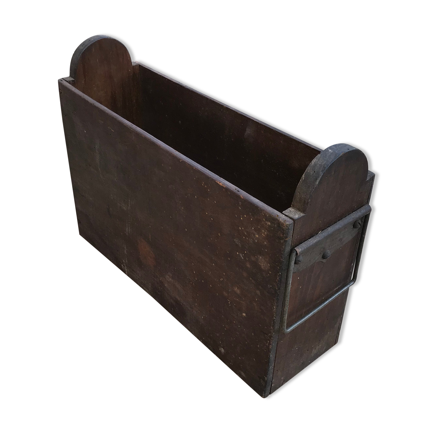 Wooden magazine holder