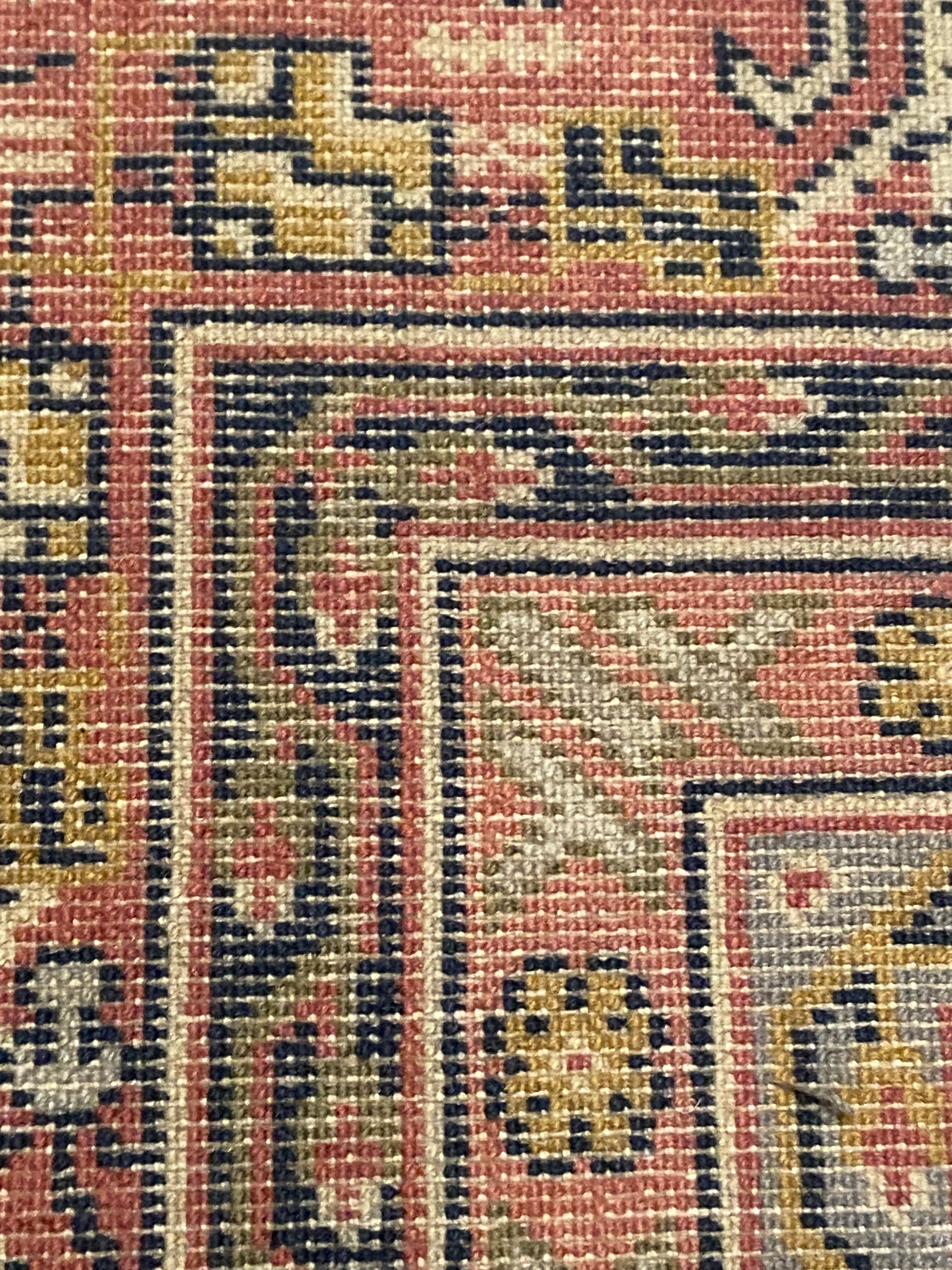 Oriental wool rug entirely handmade