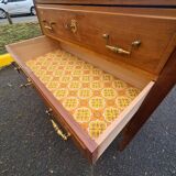 Carpenter's chest of drawers 1950 Louis XVI style