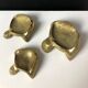 Suite of three bronze "ray"