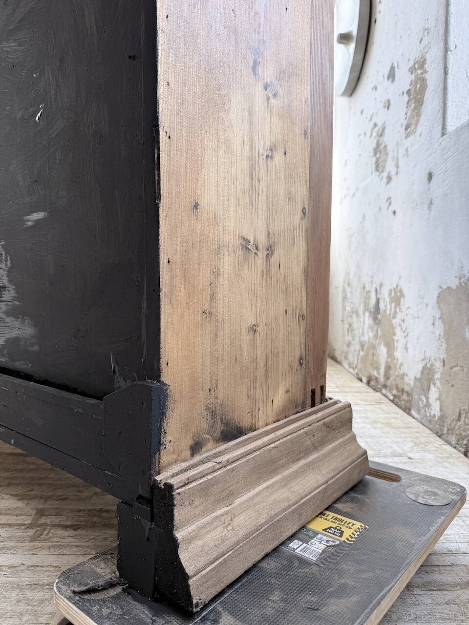 Enfilade meuble de métier XXL portes vitrées