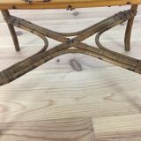 Side table or rattan and canning service