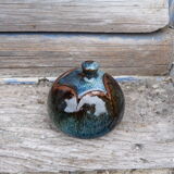 Pot with ceramic lid of Vintage Art Feu Follet