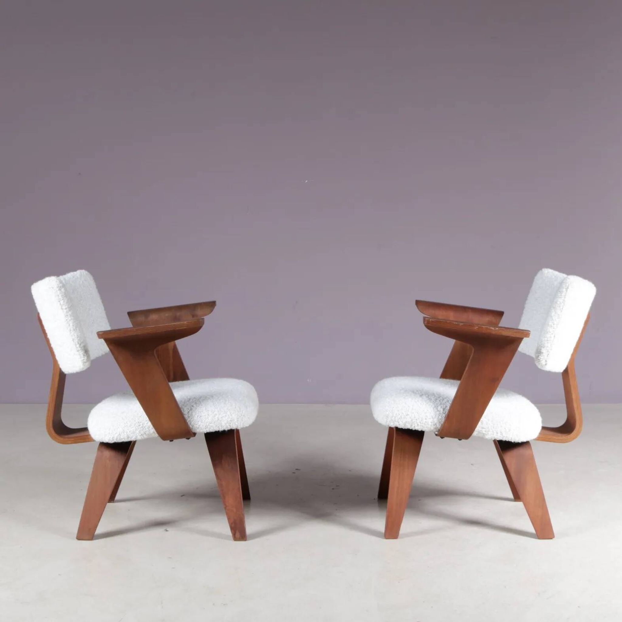 Fauteuil par Cor Alons pour De Boer Gouda, Pays-Bas 1950