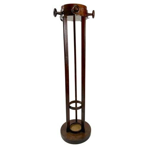 Viennese Secession Wooden Coat Rack in the style of Hoffmann, Vienna, Austria, 1890s