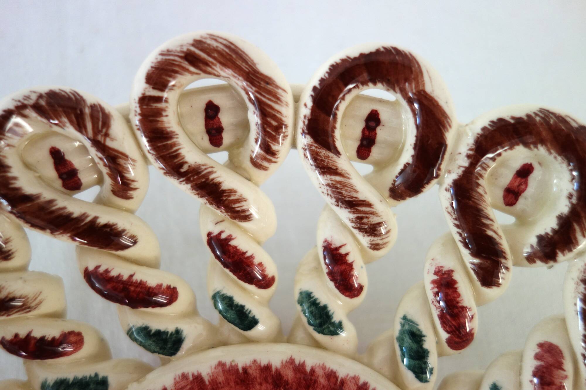 Woven ceramic bowl, Vallauris, France