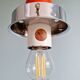 Suspension Space Age en opaline blanche, Massive, 1970