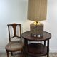 Vintage lamp in cork and chrome 1970