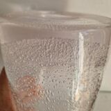 Large bubble glass vase in Biot style