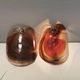 Two wonderfully crafted glass wall lamps designed by per lutken for holmegaard glassworks 1978