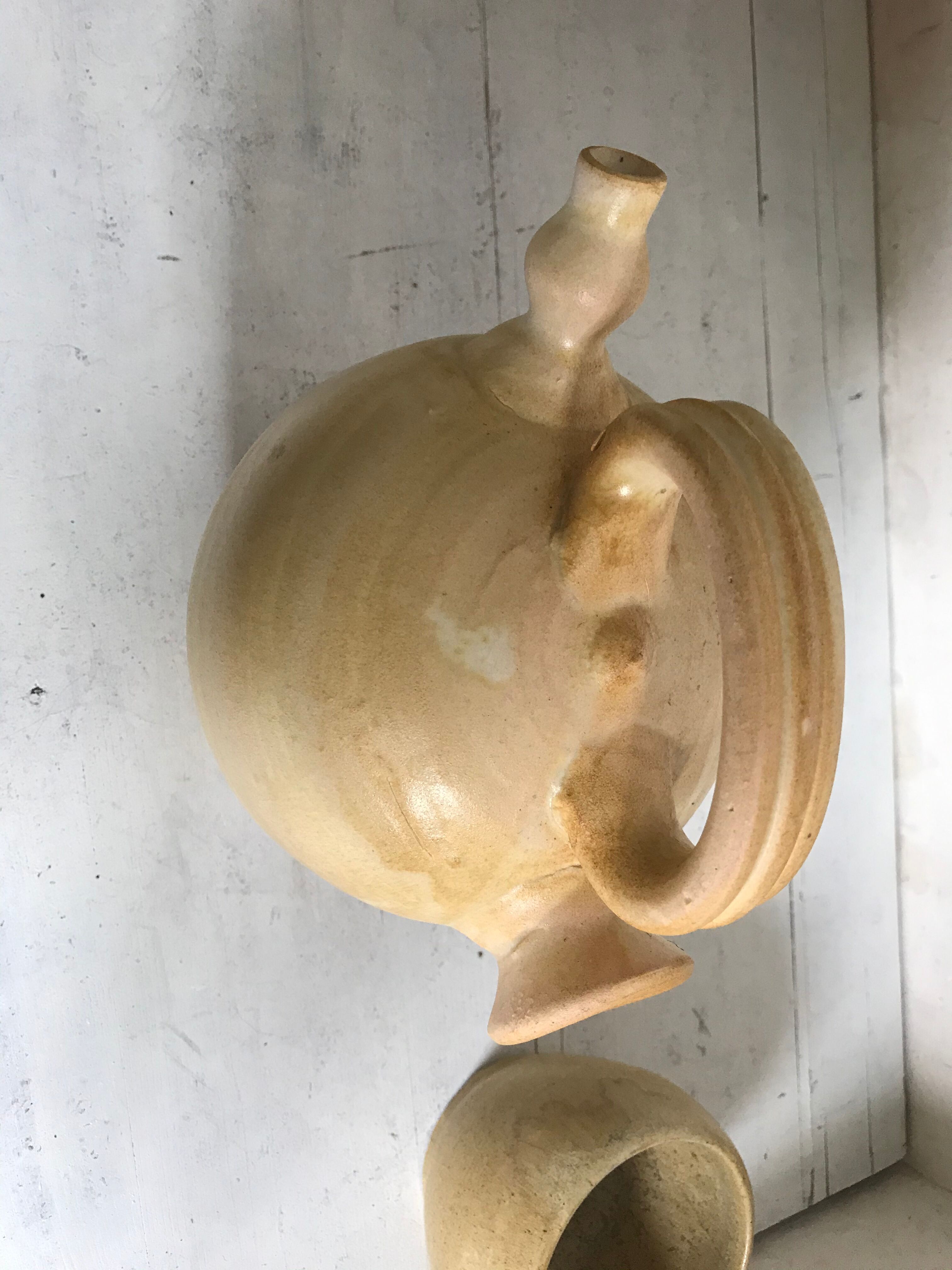 Vintage ceramic pitcher Vallauris