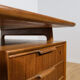 Mid-Century Teak Model 75 Freestanding Desk from Omann Jun, Denmark, 1950s