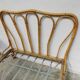 Pair of vintage rattan beds
