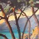 Huile sur panneau Côte d Azur