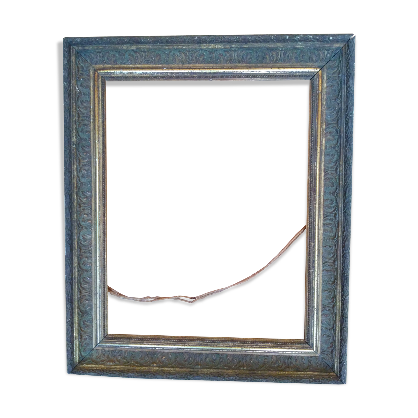 Old gold wood frame