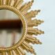 1970s Italian Gold Sun Mirror