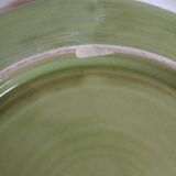 8 antique slip dessert plates