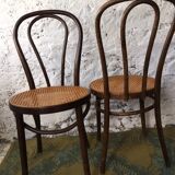 4 cannate bistro chairs