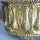 Old planter, repelled brass, nineteenth century, antique décor