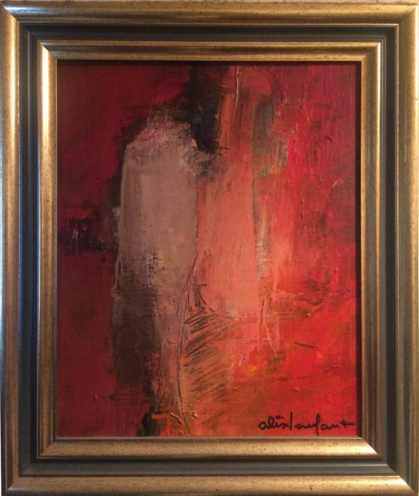 Alix Lanfant (1935-1993) Female artist Signed painting