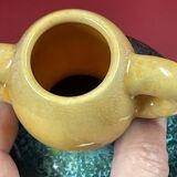 Accolay ear vase Ceramic Turquoise Blue & yellow 17 cm