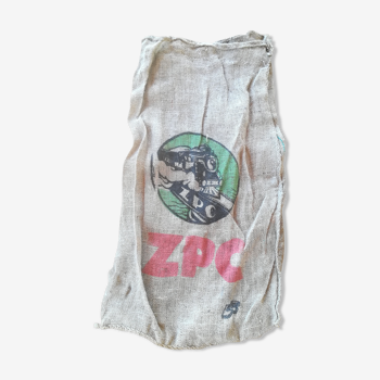 Sac toile de jute zpc train couleur