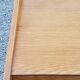 Vintage chest of drawers in golden blond oak legs compass and fins 3 drawers from the 50s