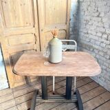 Old 50s oak bistro table