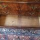 Louis Philippe chest of drawers In walnut veneer with black marble top