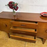 Mid Century Retro Teak Sideboard by Beautility Circa 1960 Danish Design