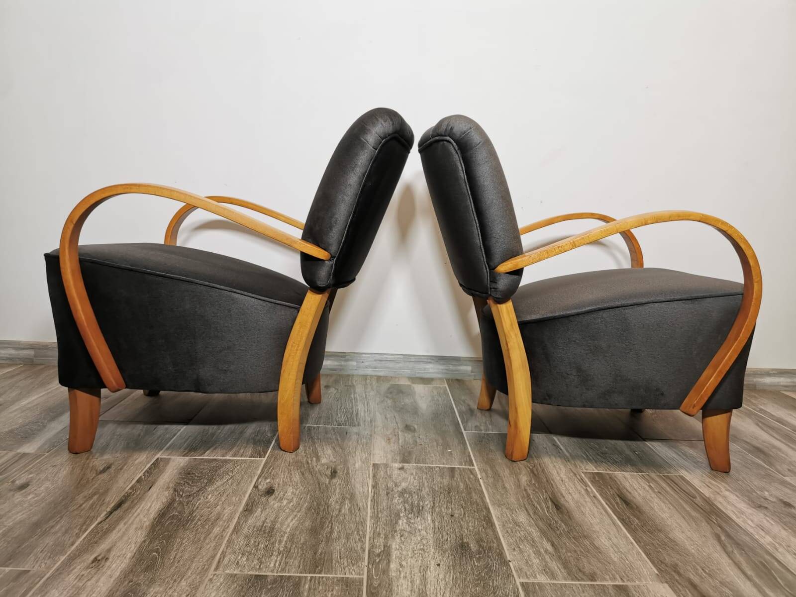 Armchairs by Jindřich Halabala, 1950s, Set of 2