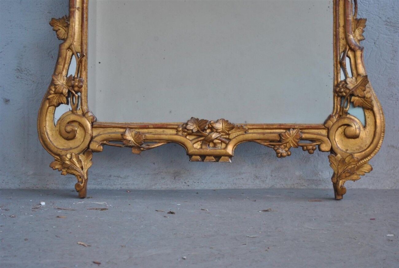 Provence mirror wooden gilded Louis XV era XVIII 72x152cm