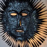 Brutalist XL sun light, popular art, Spain, 1970