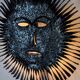 Brutalist XL sun light, popular art, Spain, 1970