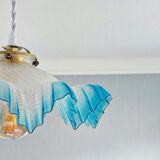 Blue vintage pendant lamp