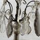 Louis XV style chandelier with pendants and colored glass fruits, 20th century