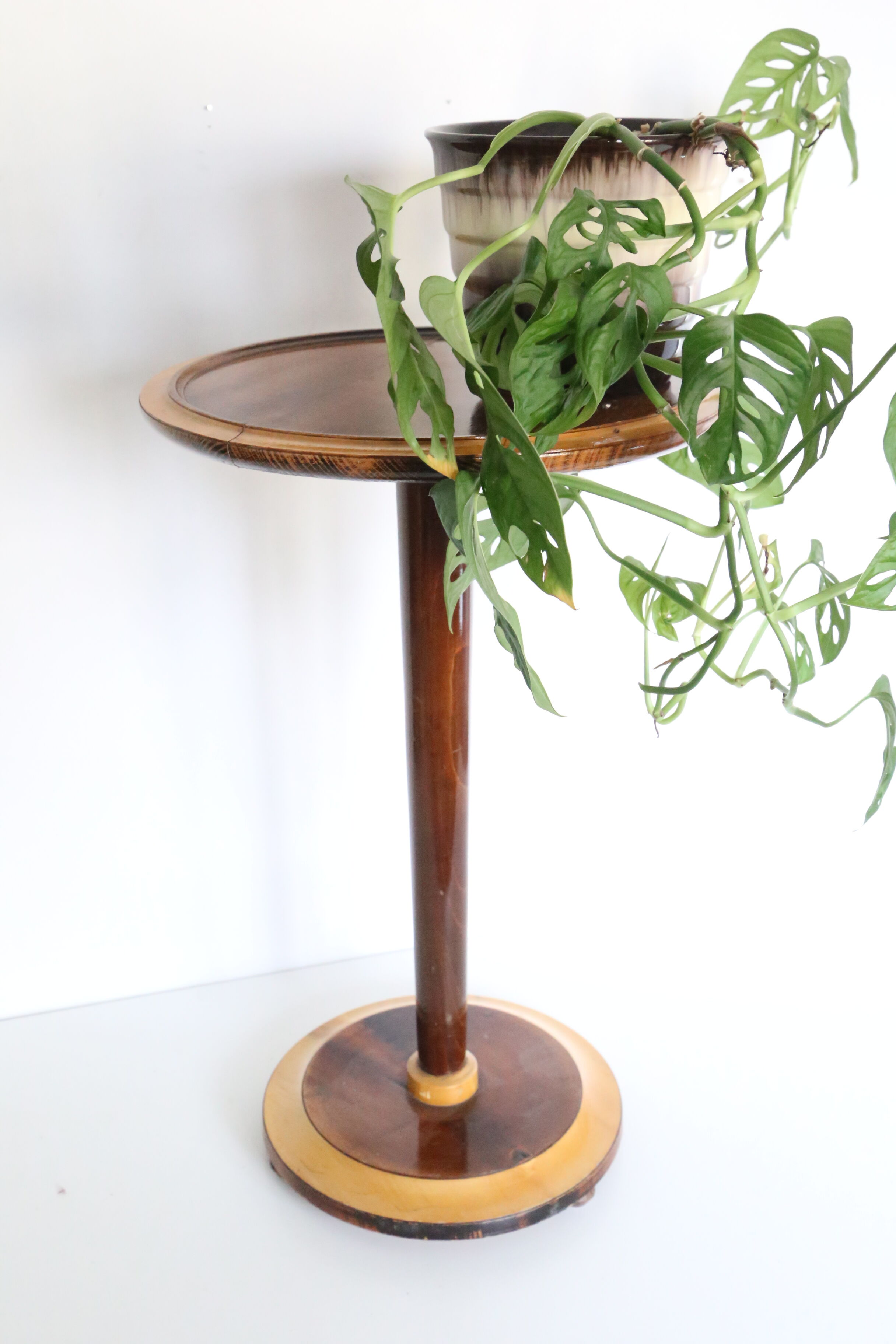 Guerin rattan, table, bedside table, side table, vintage, good condition, vintage French