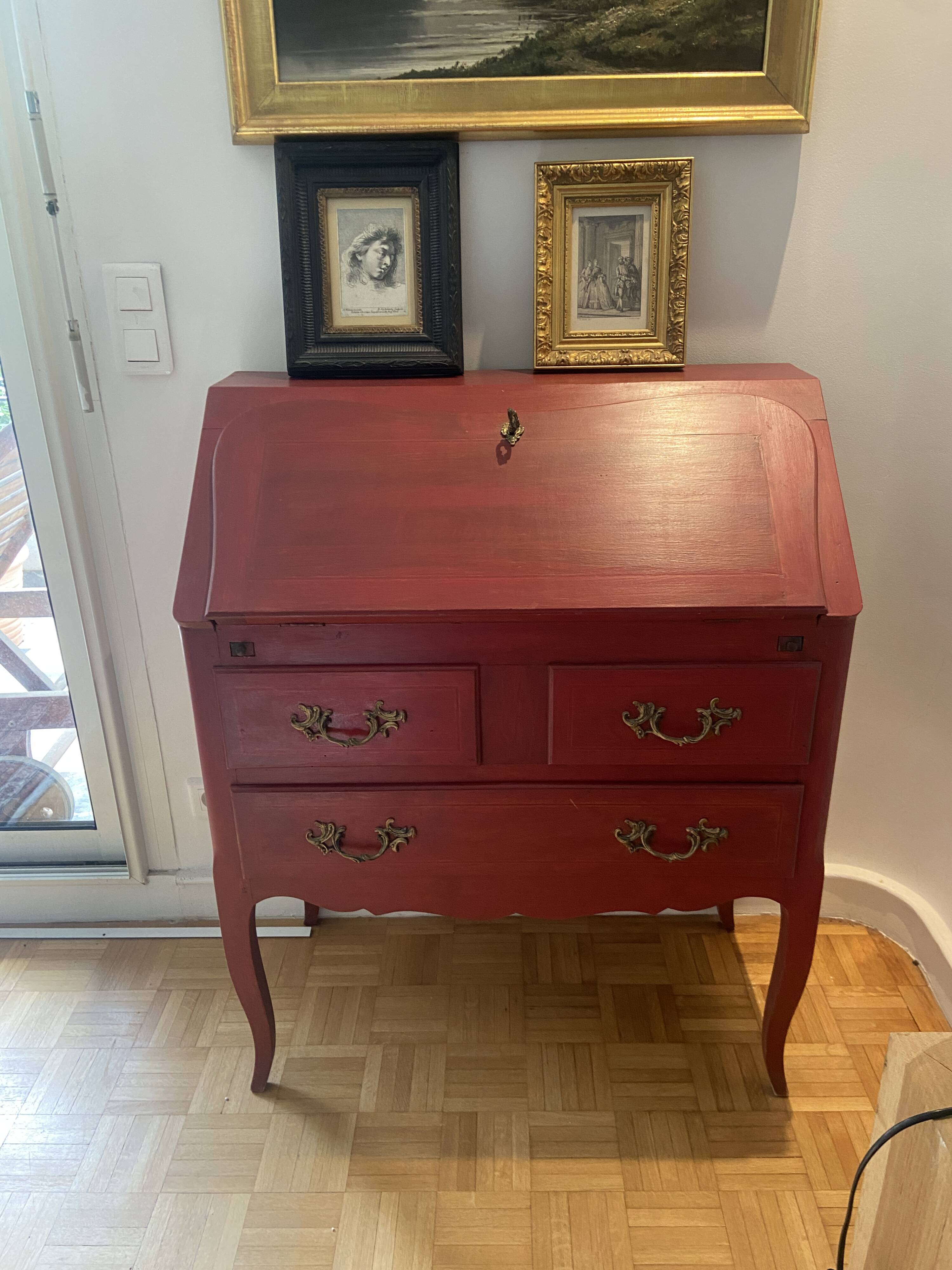 Urgent Louis XV style secretary, 18th century