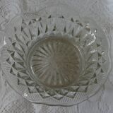 Glass fruit cutting bowl press and mold