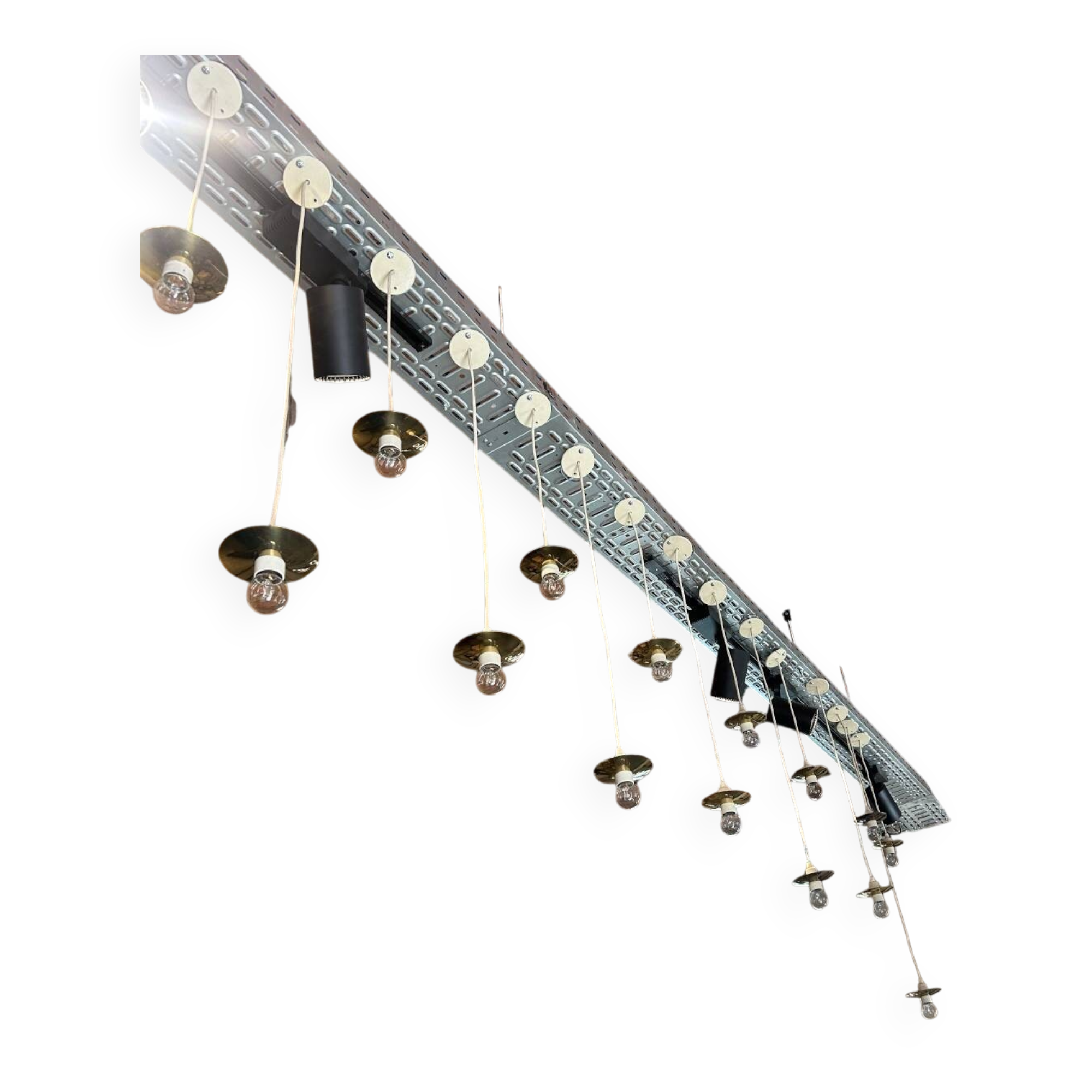 Robert Okholm gilt brass wall light