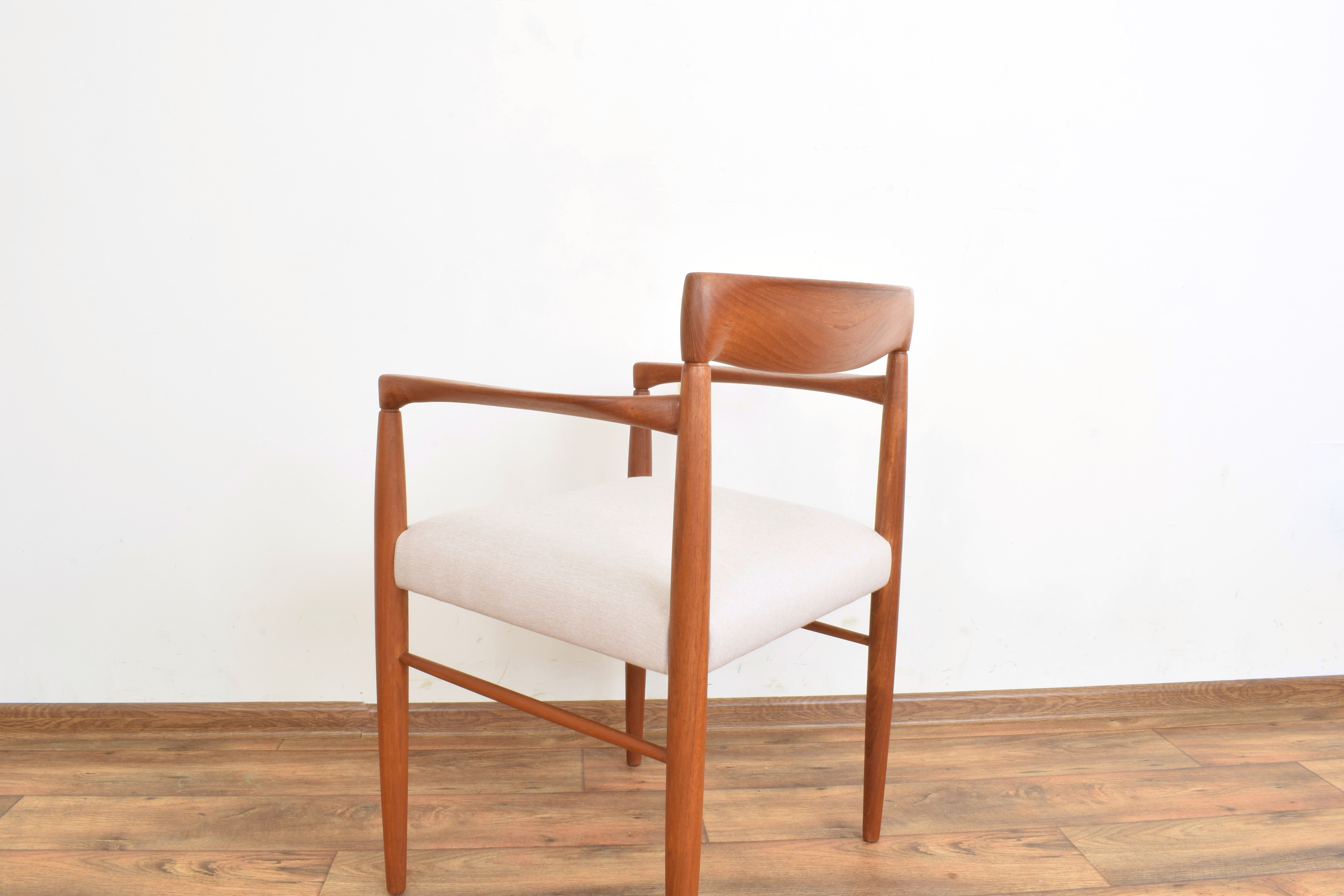 Danish Teak Armchairs by H. W. Klein for Bramin, Set of 2
