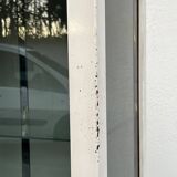 Old glass medical cabinet