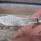 Set of 2 cheese knives and butter old silver hallmark Minerve