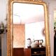 Old mirror Louis Philippe with pediment 142x81cm