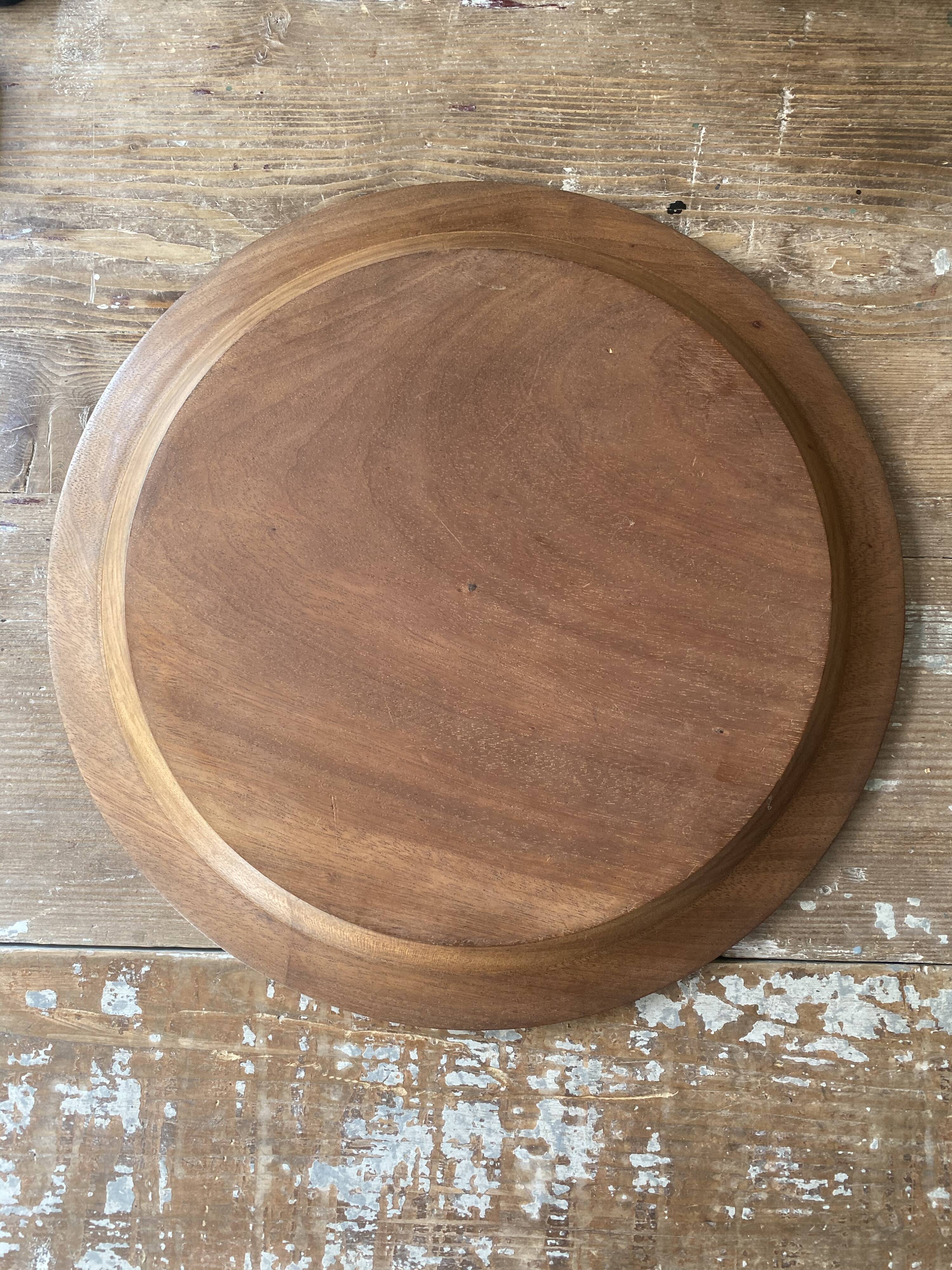 Wooden plate