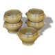 Lot of 5 lion head