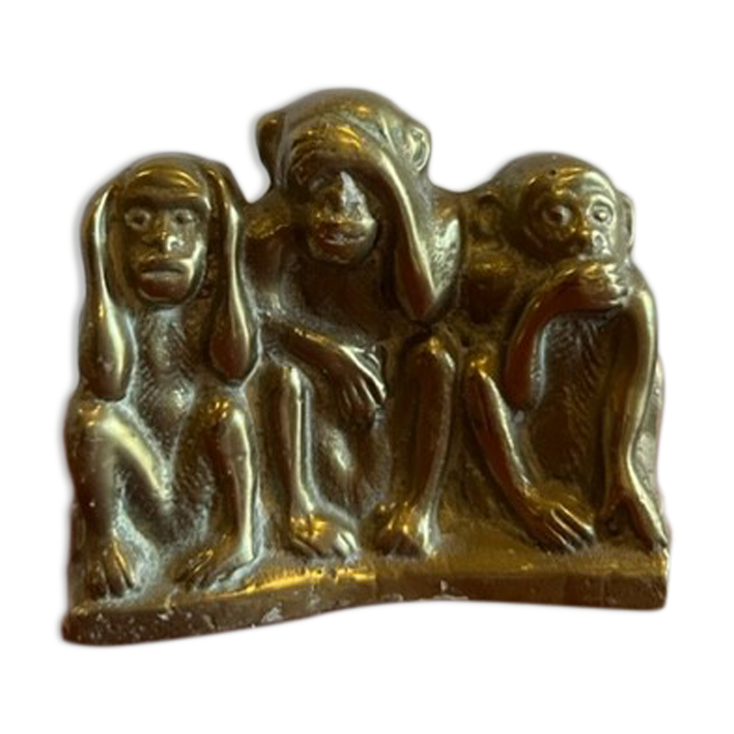 Bronze statue of the three monkeys 1940/50