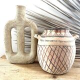 White terracotta pottery